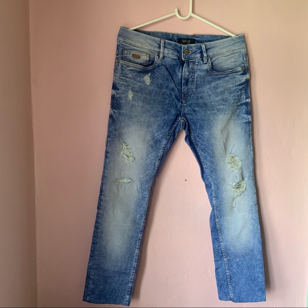 Splash ripped jeans - Picture 1 of 7